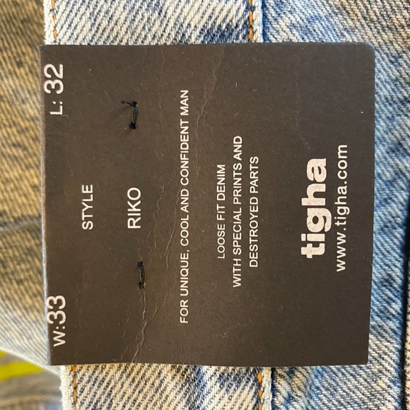 Tigha X Dim Mak Painted Denim Jeans - Picture 4 of 4